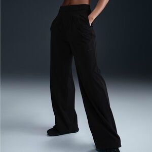 Nike Women's Black Wide-Leg Trousers